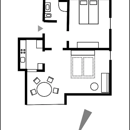 公寓 Rooftop Apartment, Exclusive And Mountain View